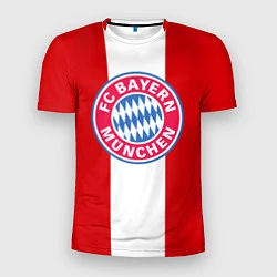 Футболка спортивная мужская Bayern FC: Red line, цвет: 3D-принт