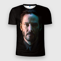 Футболка спортивная мужская Киану Ривз, цвет: 3D-принт