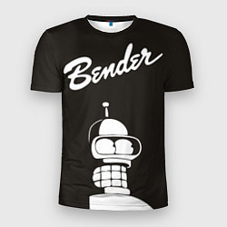 Футболка спортивная мужская Bender Retro, цвет: 3D-принт