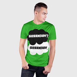 Футболка спортивная мужская Green Day Clouds, цвет: 3D-принт — фото 2