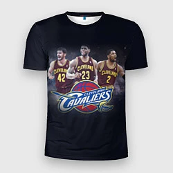 Футболка спортивная мужская NBA: Cleveland Cavaliers, цвет: 3D-принт