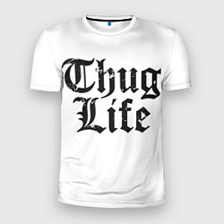 Футболка спортивная мужская Thug Life, цвет: 3D-принт