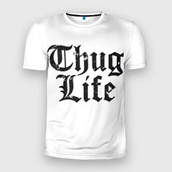 Футболка спортивная мужская Thug Life, цвет: 3D-принт