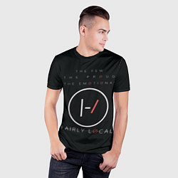 Футболка спортивная мужская TOP: Fairly local, цвет: 3D-принт — фото 2