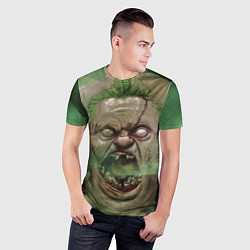 Футболка спортивная мужская Pudge Rage, цвет: 3D-принт — фото 2