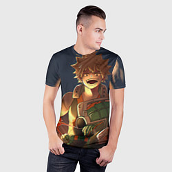 Футболка спортивная мужская Моя геройская академия, цвет: 3D-принт — фото 2