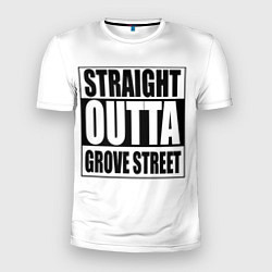 Футболка спортивная мужская Straight Outta Grove Street, цвет: 3D-принт