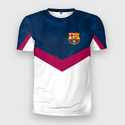 Футболка спортивная мужская Barcelona FC: Sport, цвет: 3D-принт