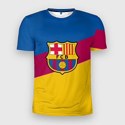 Футболка спортивная мужская FC Barcelona 2018 Colors, цвет: 3D-принт