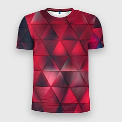Футболка спортивная мужская Dark Red, цвет: 3D-принт