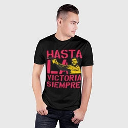 Футболка спортивная мужская Hasta La Victoria Siempre, цвет: 3D-принт — фото 2