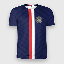 Футболка спортивная мужская FC PSG: Paris, цвет: 3D-принт