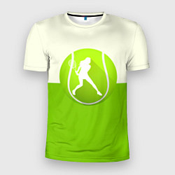 Футболка спортивная мужская Символ теннисиста, цвет: 3D-принт