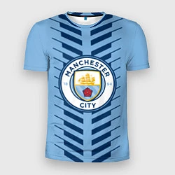 Футболка спортивная мужская FC Manchester City: Creative, цвет: 3D-принт