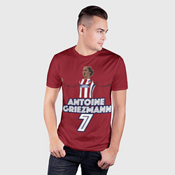 Футболка спортивная мужская Antoine Griezmann 7, цвет: 3D-принт — фото 2