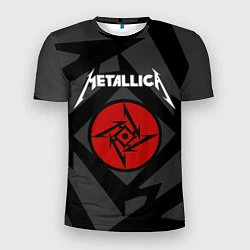 Футболка спортивная мужская Metallica Star, цвет: 3D-принт