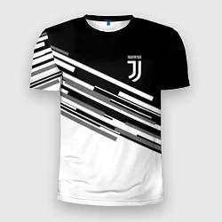 Мужская спорт-футболка FC Juventus: B&W Line