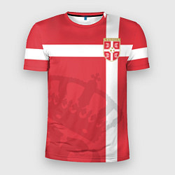 Мужская спорт-футболка Сборная Сербии