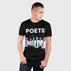 Футболка спортивная мужская Poets of the Fall - poster, цвет: 3D-принт — фото 2