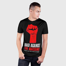 Футболка спортивная мужская Rage Against the Machine, цвет: 3D-принт — фото 2