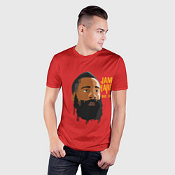 Футболка спортивная мужская James Harden, цвет: 3D-принт — фото 2