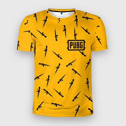 Мужская спорт-футболка PUBG: Yellow Weapon