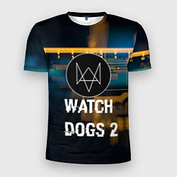 Футболка спортивная мужская Watch Dogs 2: Tech Scheme, цвет: 3D-принт