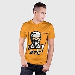 Футболка спортивная мужская BTC vs KFC, цвет: 3D-принт — фото 2