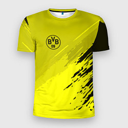 Футболка спортивная мужская FC Borussia: Yellow Original, цвет: 3D-принт
