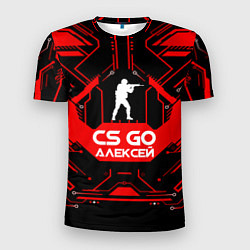 Футболка спортивная мужская CS:GO - Алексей, цвет: 3D-принт