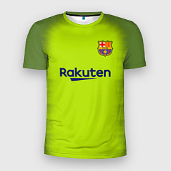 Футболка спортивная мужская FC Barcelona: Home 18/19, цвет: 3D-принт