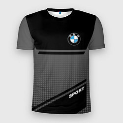 Футболка спортивная мужская BMW SPORT БМВ СПОРТ, цвет: 3D-принт