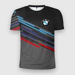 Футболка спортивная мужская BMW BRAND COLOR, цвет: 3D-принт