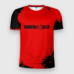 Футболка спортивная мужская Rainbow Six Siege: Blood Style, цвет: 3D-принт
