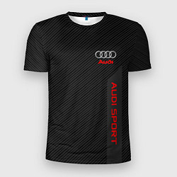 Футболка спортивная мужская Audi: Sport Line, цвет: 3D-принт