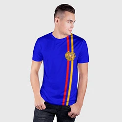 Футболка спортивная мужская Армения, цвет: 3D-принт — фото 2