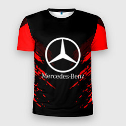 Футболка спортивная мужская Mercedes-Benz: Red Anger, цвет: 3D-принт