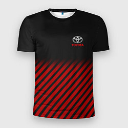 Мужская спорт-футболка Toyota: Red Lines