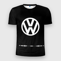 Мужская спорт-футболка Volkswagen: Black Abstract