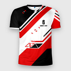 Мужская спорт-футболка R6S: Asimov Red Style