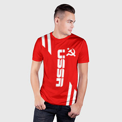 Футболка спортивная мужская USSR: Red Sport, цвет: 3D-принт — фото 2