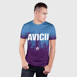 Футболка спортивная мужская Avicii Star, цвет: 3D-принт — фото 2