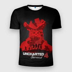 Футболка спортивная мужская Uncharted 4: Survival, цвет: 3D-принт