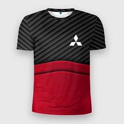 Мужская спорт-футболка Mitsubishi: Red Carbon