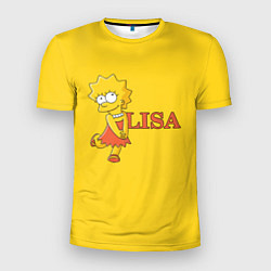 Мужская спорт-футболка Lisa Simpson