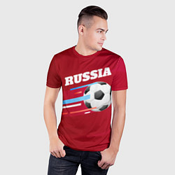 Футболка спортивная мужская Russia Football, цвет: 3D-принт — фото 2