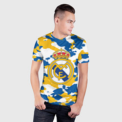 Футболка спортивная мужская Real Madrid: Camo, цвет: 3D-принт — фото 2