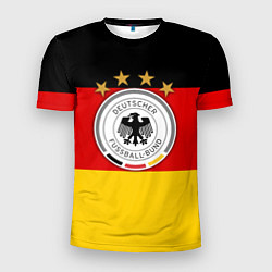 Футболка спортивная мужская Немецкий футбол, цвет: 3D-принт