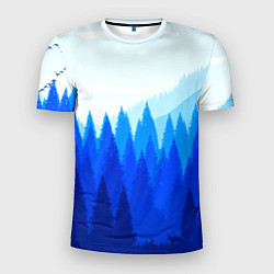 Футболка спортивная мужская Firewatch: Cold Wood, цвет: 3D-принт