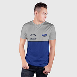 Футболка спортивная мужская Subaru Style, цвет: 3D-принт — фото 2